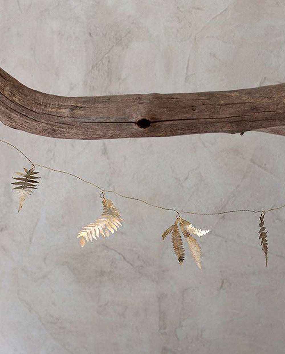 Brass Leaf Garland