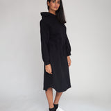 Bridget Organic Cotton Dress In Black