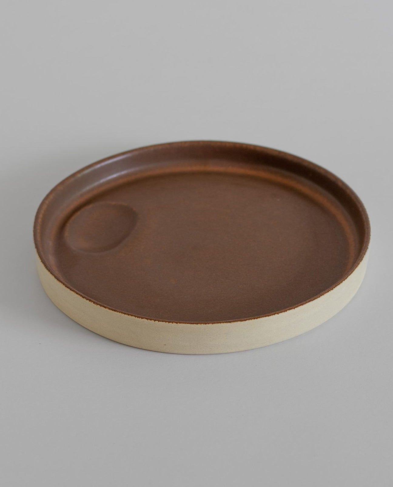 Orana-Ocactuu Large Plate in Natural / Brown