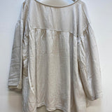Carlotte Organic Cotton Top in Bone S Preloved