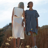 Cece Organic Cotton Dress In White