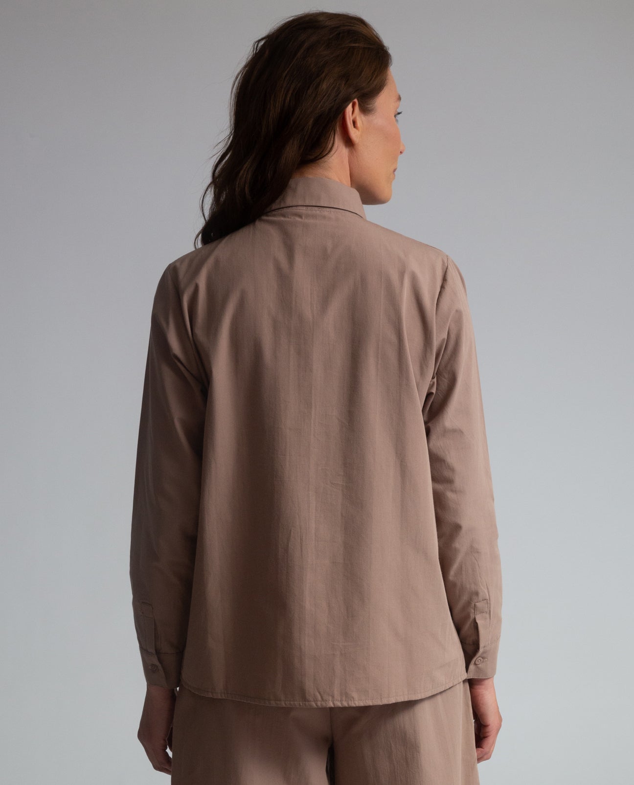 Celia-Jane Organic Cotton Shirt In Mocha