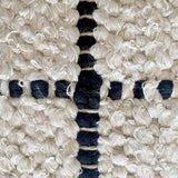 Caxias-Casa Grid Cushion in Beige / Cream