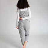 Delilah Organic Cotton Gingham Jumpsuit in Black and White