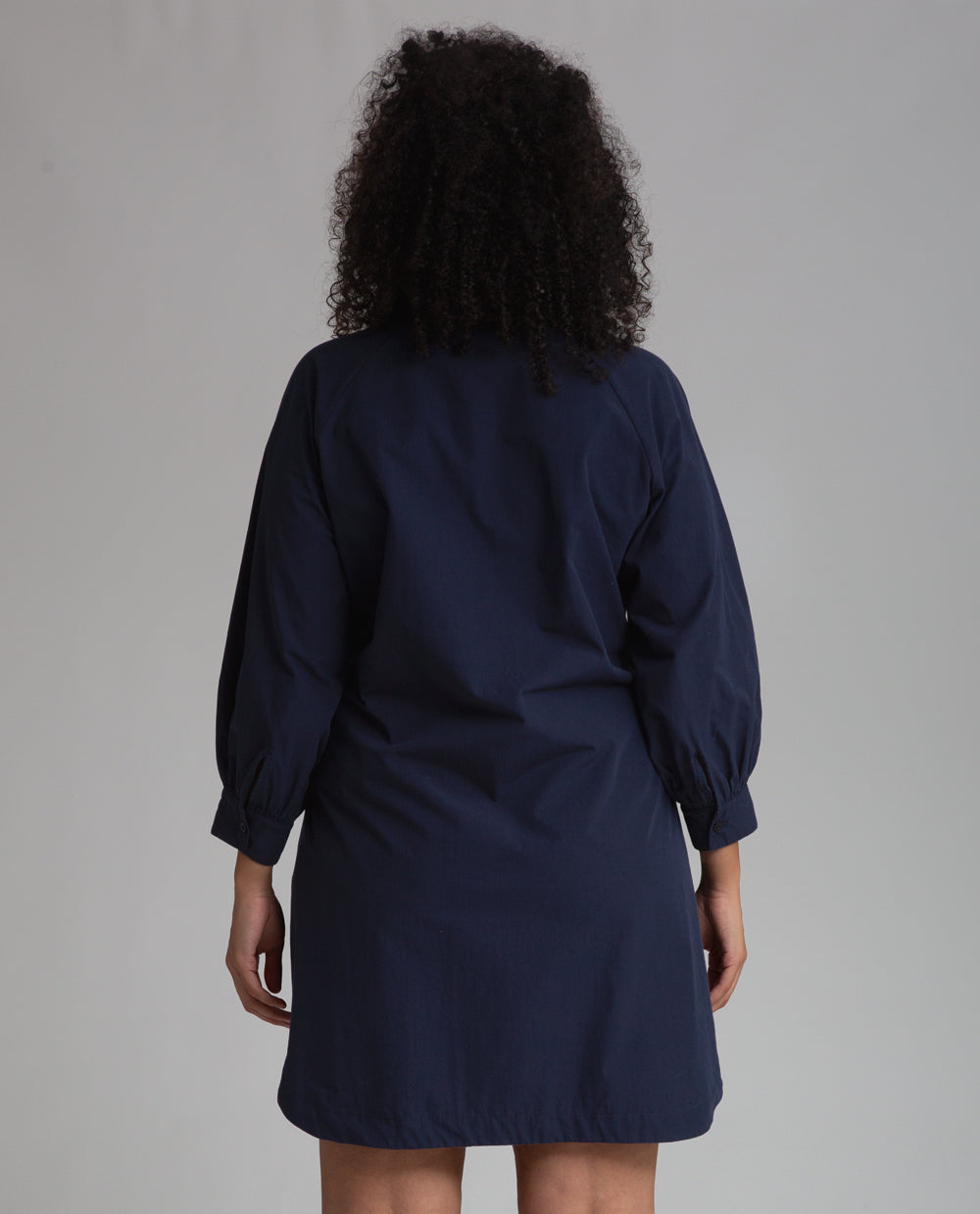 Edie Organic Cotton Shirt In Navy