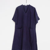 Eliana-May Linen Dress In Midnight