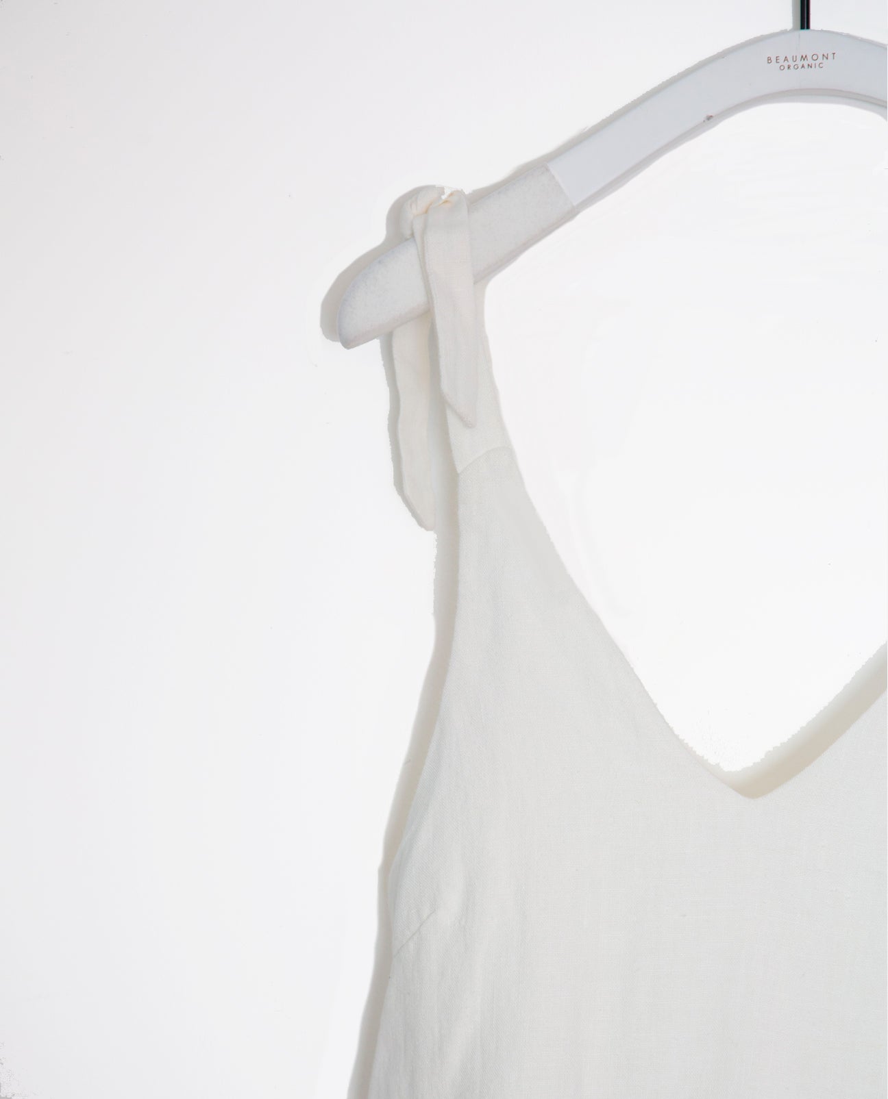 Emma-May Organic Cotton & Linen Top In Off White