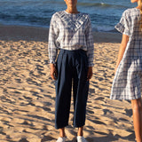 Enola Organic Cotton Trousers In Indigo