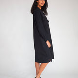 Etta Organic Cotton Dress In Black