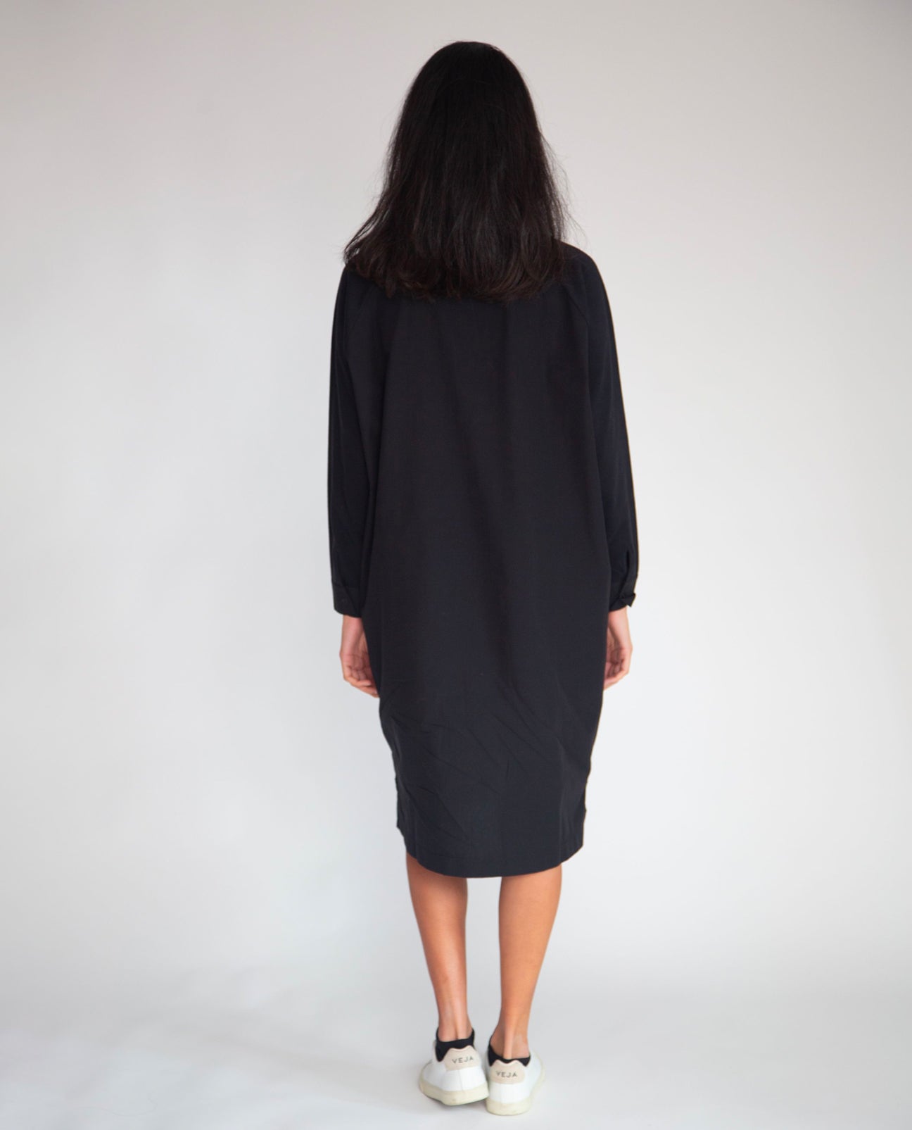 Etta Organic Cotton Dress In Black