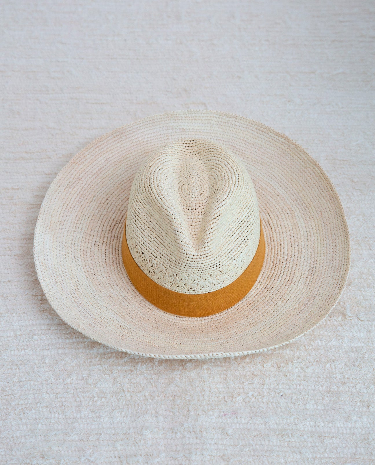 Fedora Hat With Sun Trim