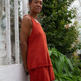 Gertie Organic Cotton Shorts in Clay