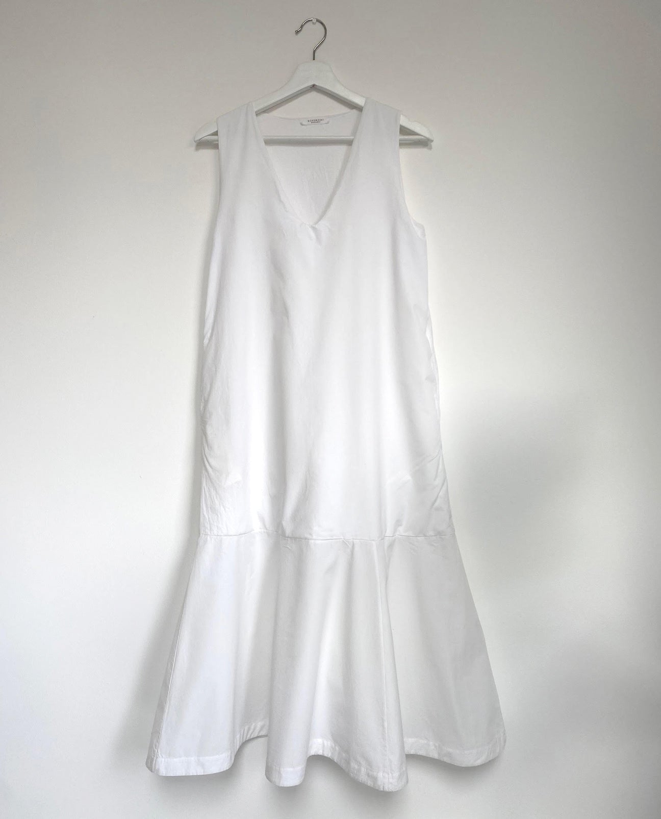 Madelyn Organic Cotton Dress In White S