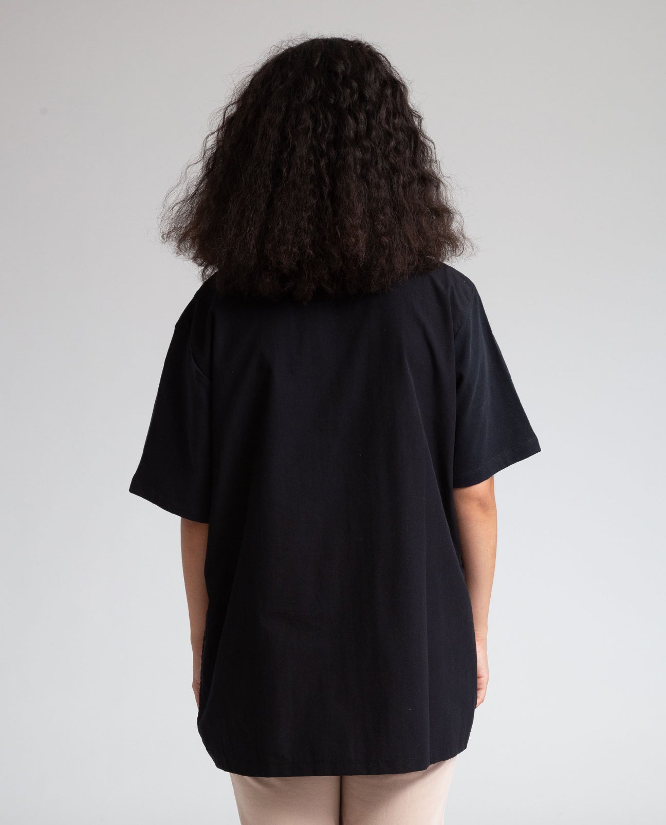 Hayley Organic Cotton Top In Black