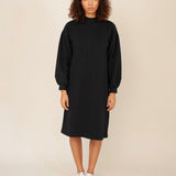 Marta Organic Cotton Dress in Black M Preloved