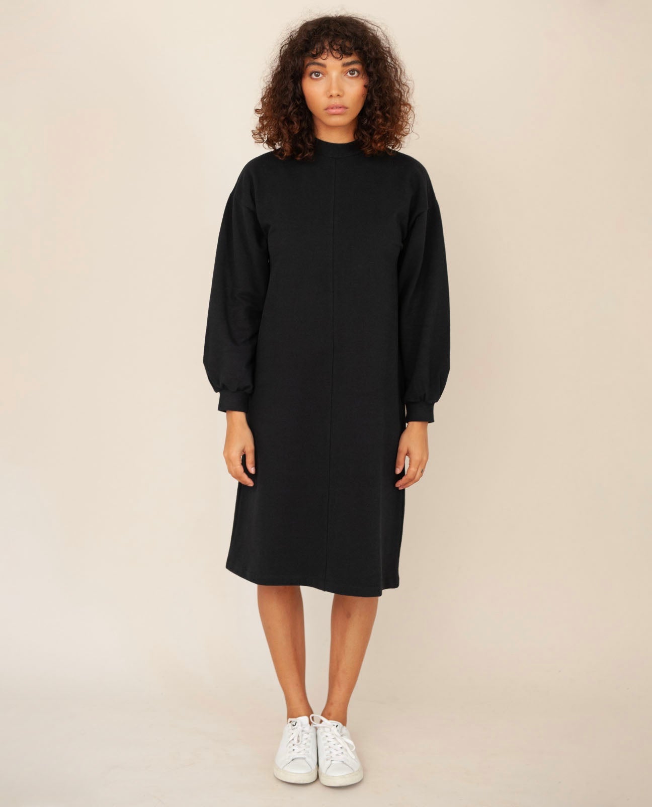 Marta Organic Cotton Dress in Black M
