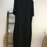 Lillian Organic Cotton Dress in Black XS Preloved