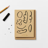 Just To Say Greeting Card