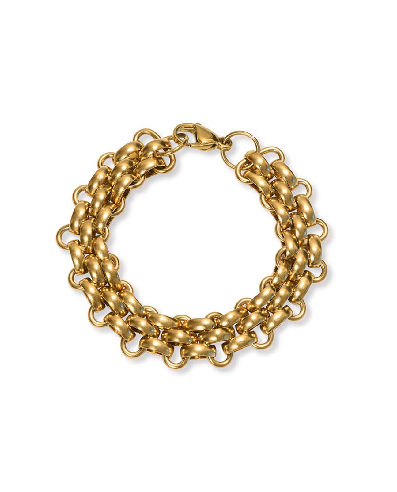 Knit Bracelet in Gold