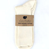 Laura Undyed Organic Cotton Socks in Ecru