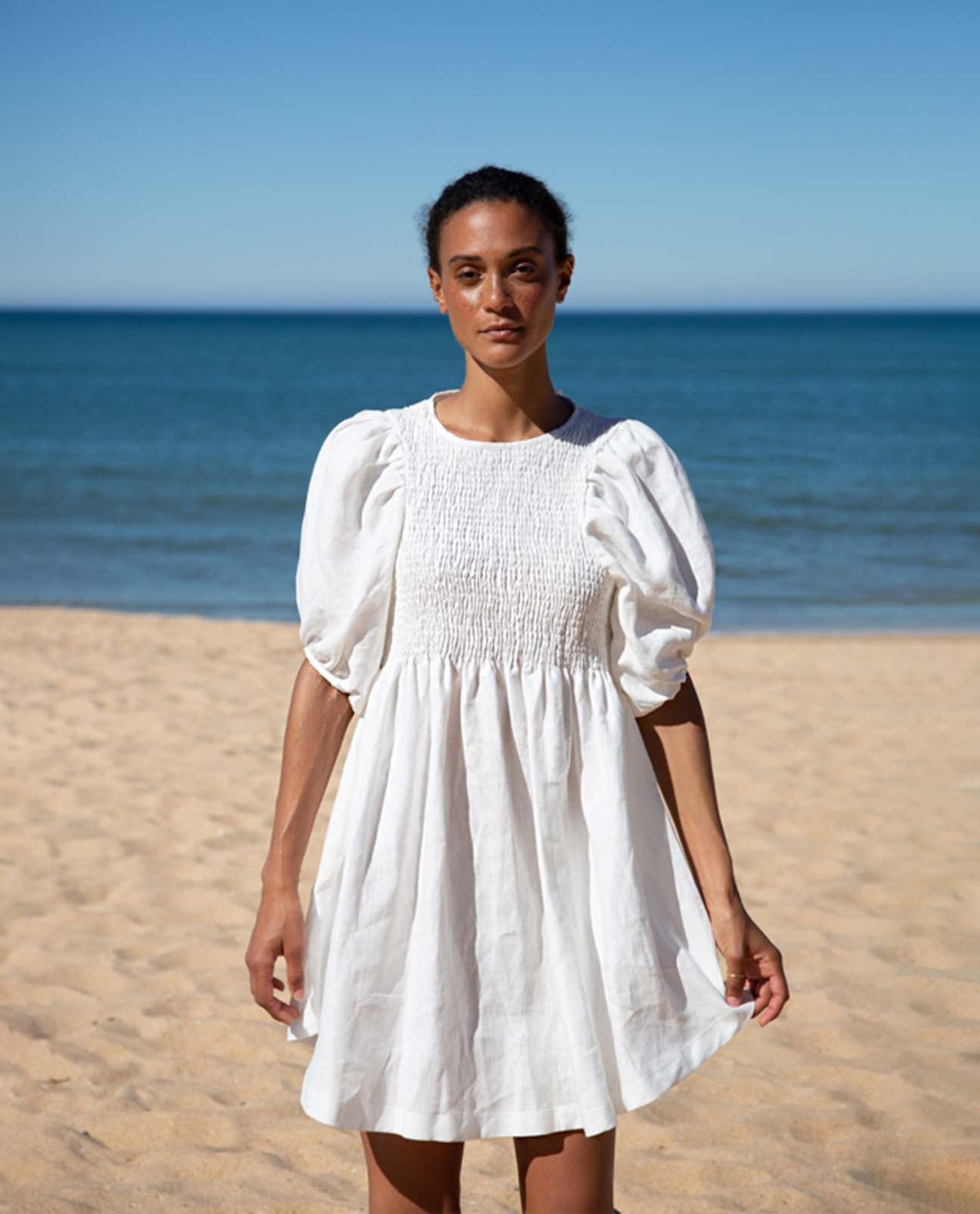 Beaumont Organic  ~  Alessia Knit Top - Off White main image 0