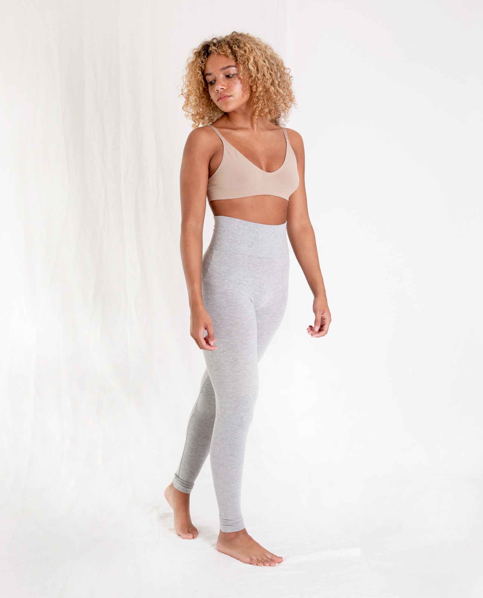 LISA Bamboo Leggings In Light Grey