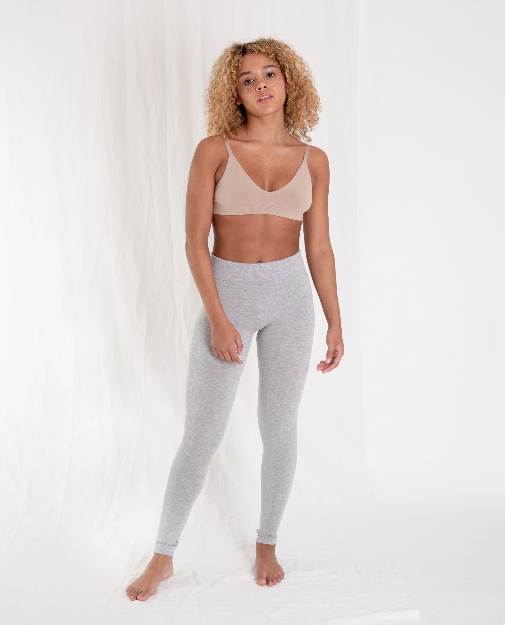 LISA Bamboo Leggings In Light Grey