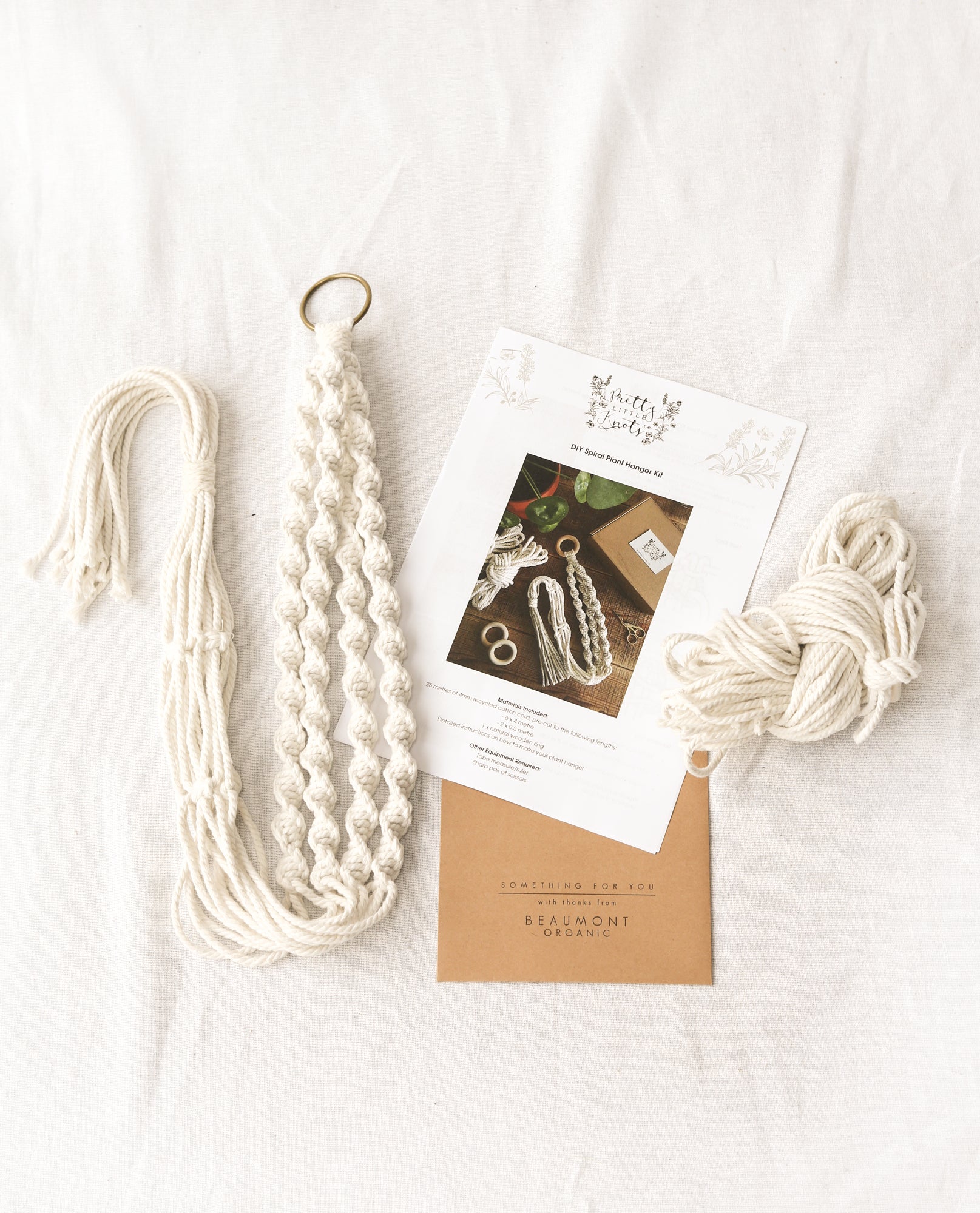 DIY Macrame Plant Hanger Kit