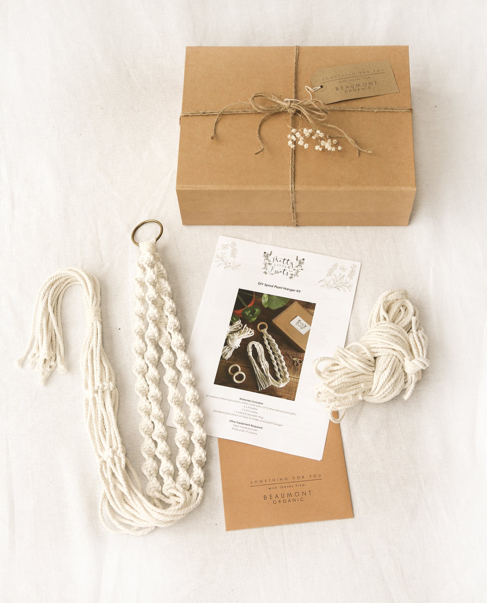 DIY Macrame Plant Hanger Kit