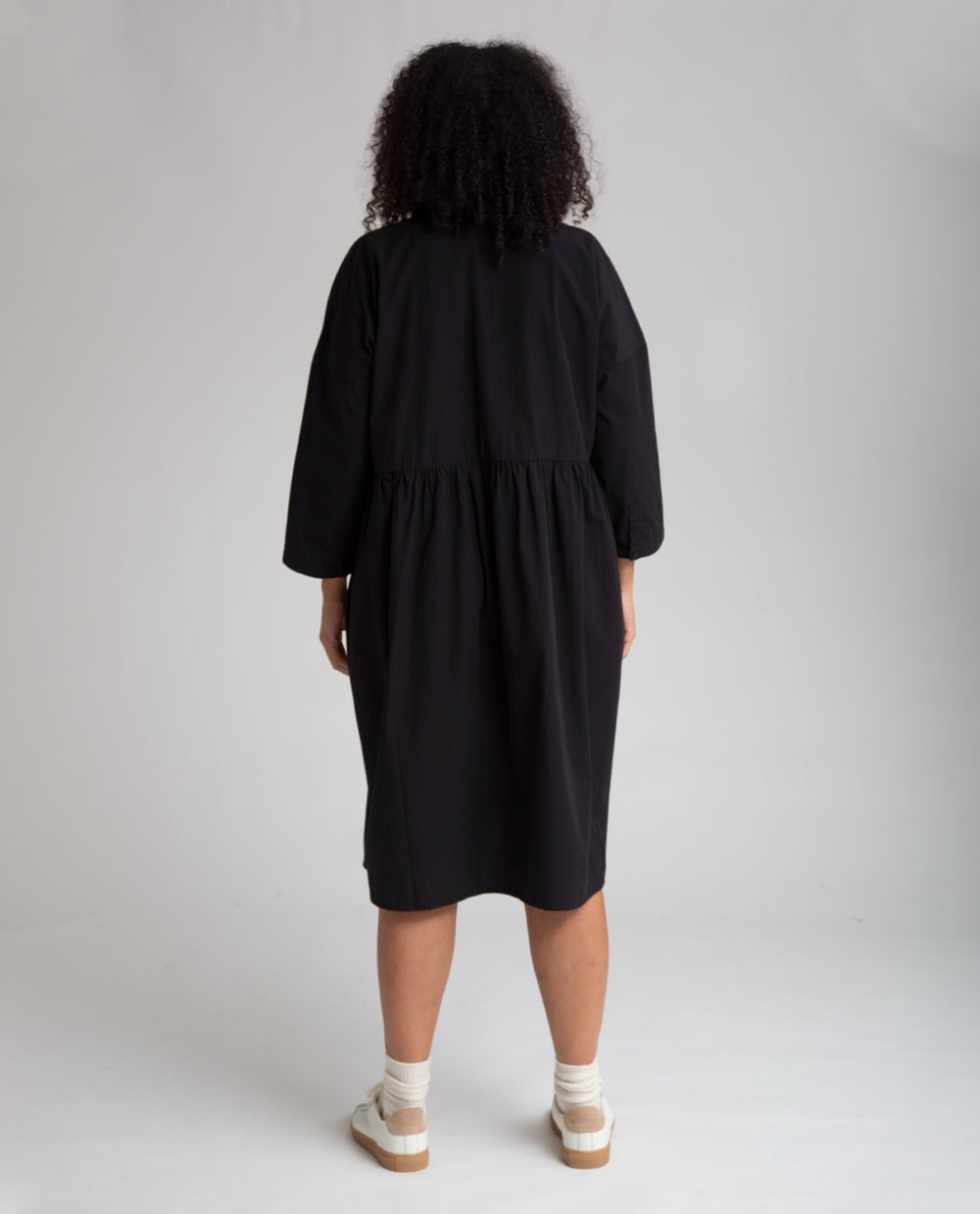 Marge Organic Cotton Dress In Black