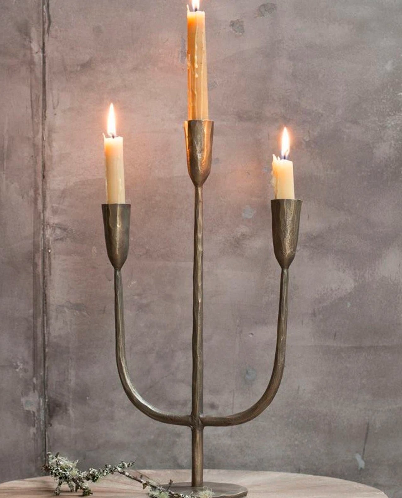 Mbata Brass Candelabra