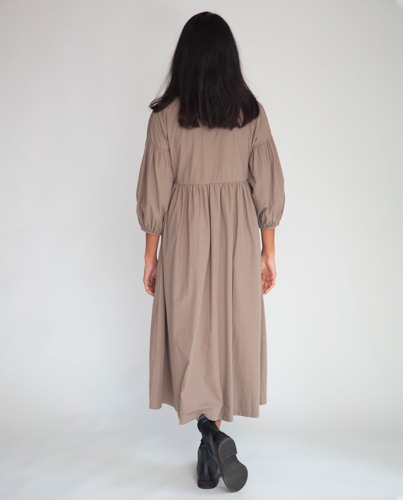 Meilani Organic Cotton Dress In Olive