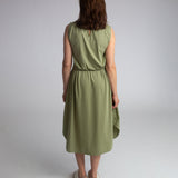 Mulberry Organic Cotton Dress In Sage