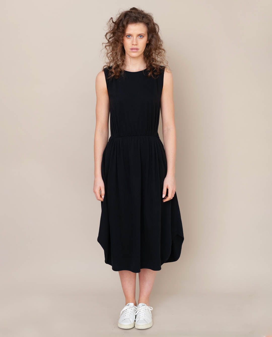 Mulberry Organic Cotton Dress In Black