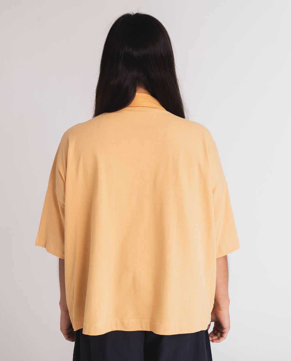 Naomi-May Organic Cotton & Linen Shirt In Gold