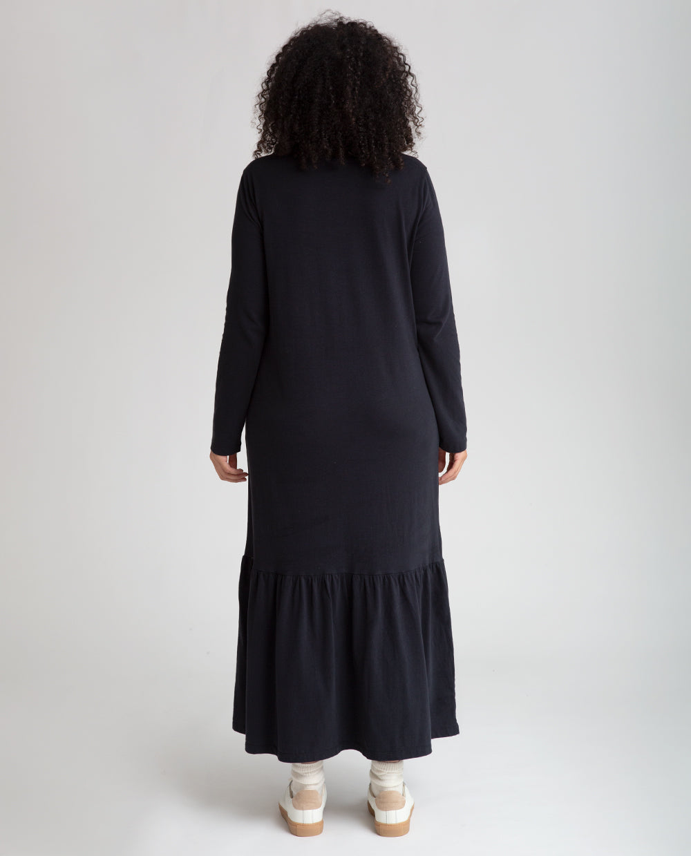 Nellie Organic Cotton Dress In Black