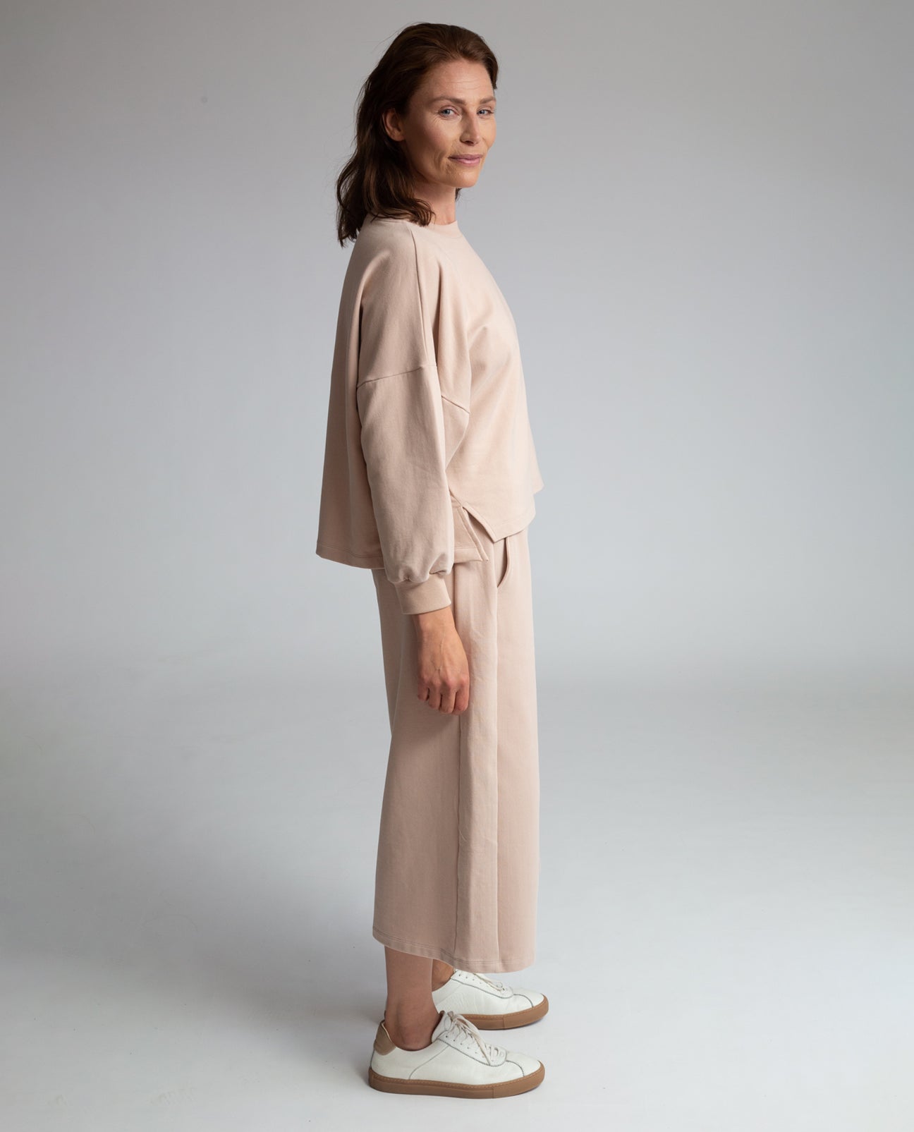 Nicky Organic Cotton Trousers In Crepe