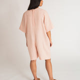 Nova Linen Jumpsuit In Rose
