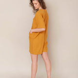 Nova Linen Jumpsuit In Sun