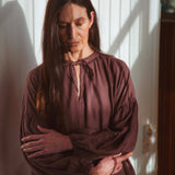 Odessa Linen Dress In Peppercorn