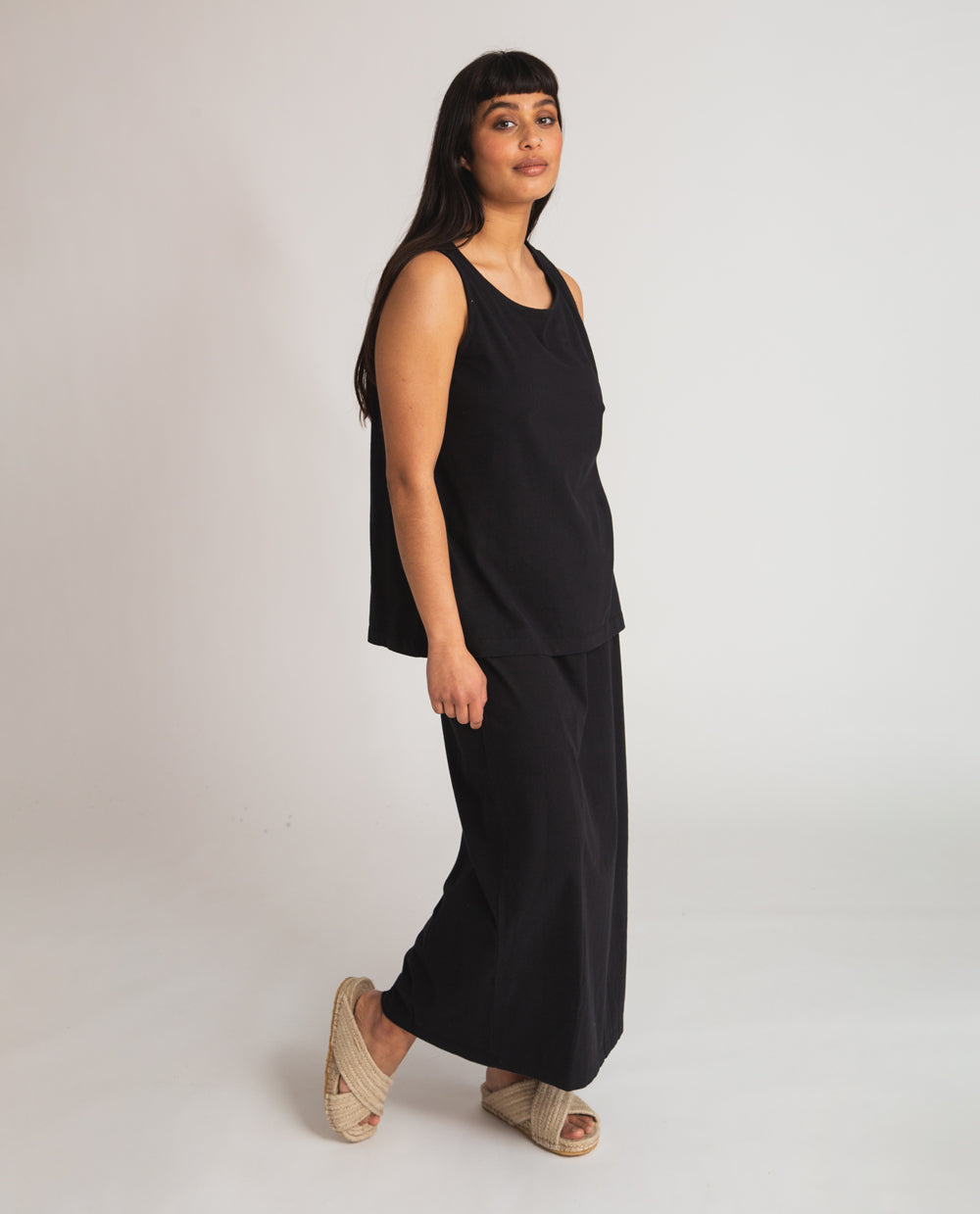 Pam Organic Cotton Skirt In Black