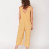 Penelope Organic Cotton Jumpsuit In Honey
