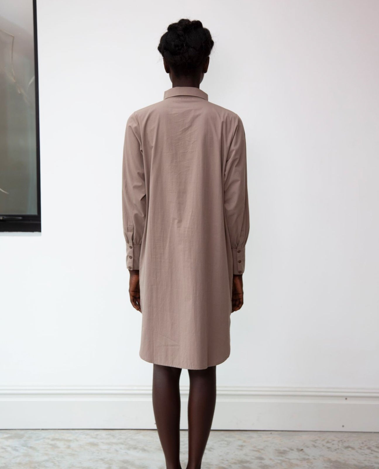 Perla Organic Cotton Dress In Olive
