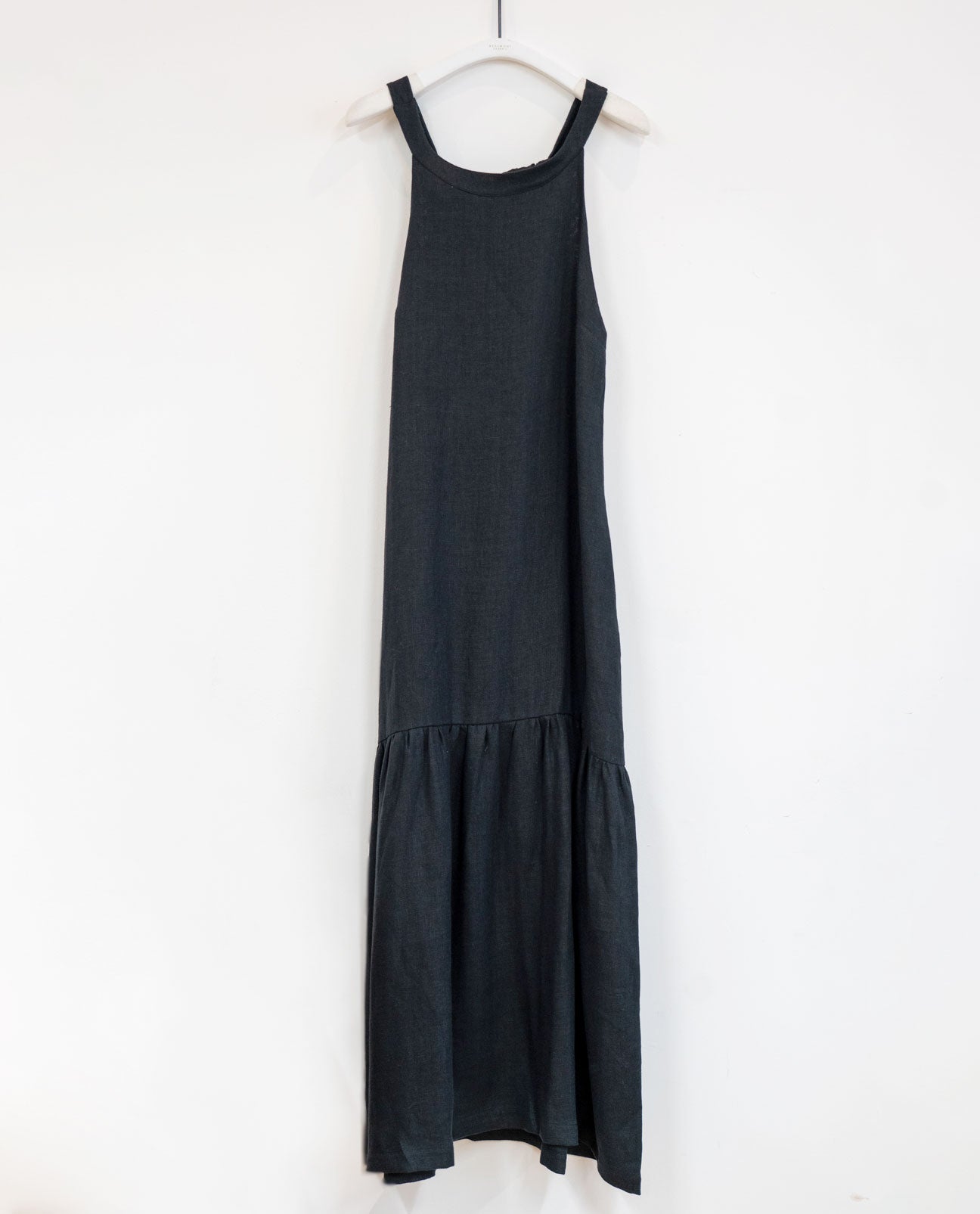 Priya Linen Dress In Black