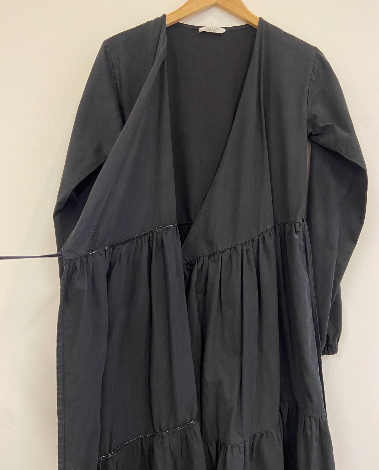 Gwen Organic Cotton and Tencel Dress in Black XS
