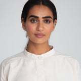 Robin Organic Cotton Shirt In Beige