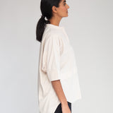 Robin Organic Cotton Shirt In Beige