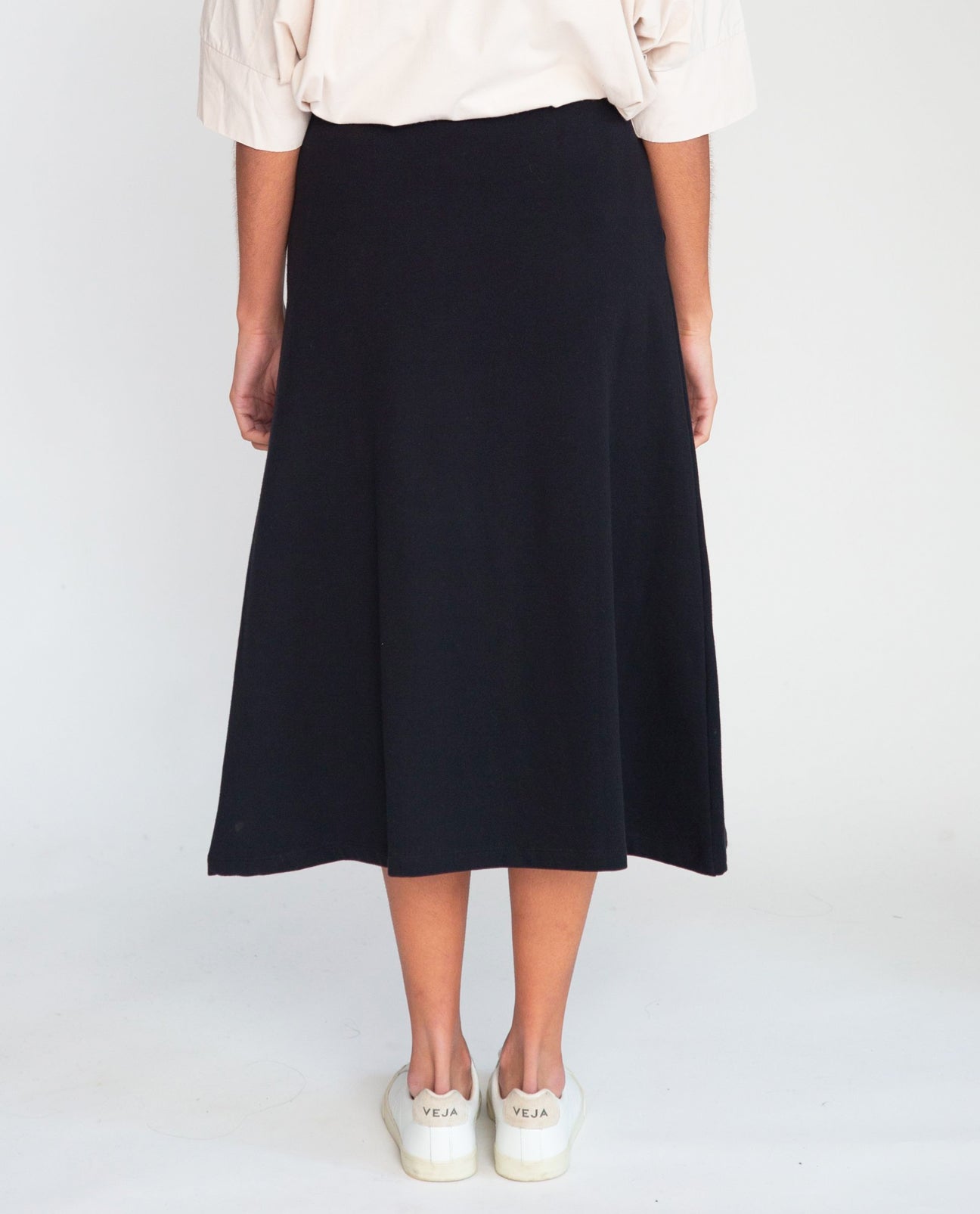 Ronda Organic Cotton Skirt In Black