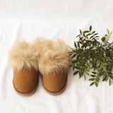 Ruby Sheepskin Slippers In Tan