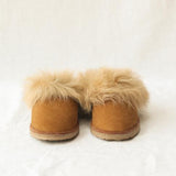 Ruby Sheepskin Slippers In Tan